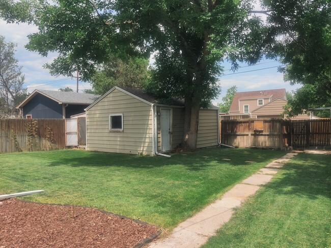 Backyard and Garage - 1705 W Stoll Pl