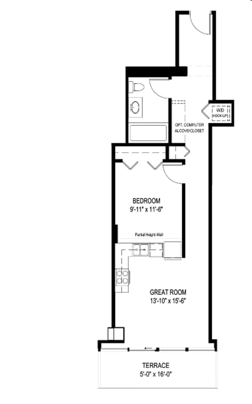 1BR/1BA - 235 W Van Buren St
