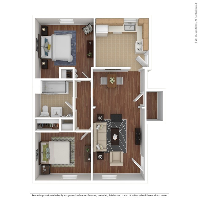 Floorplan - Landmark at Gayton Apartments