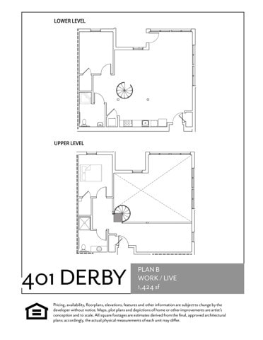 Floorplan B - 401 Derby