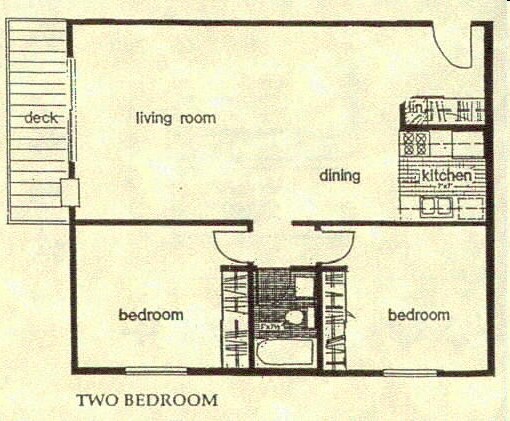 2BR/1BA - Tantara Apartments