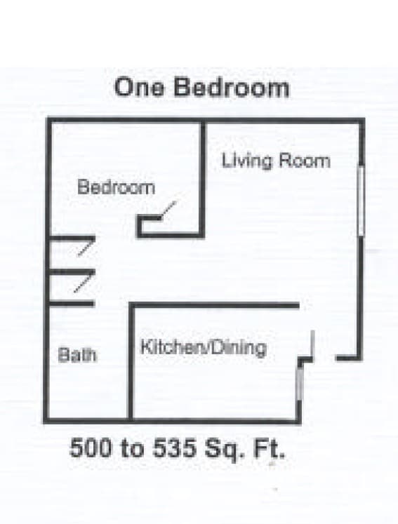 1BR/1BA - Townview Plaza Apartments