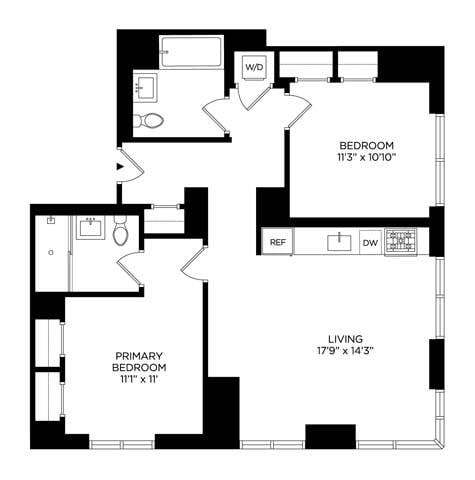 Floorplan - Lincoln at Bankside