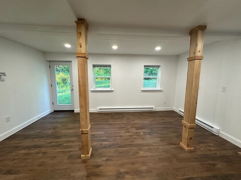 Living Room w/ open floor plan to Kitchen - 108 Franklin St