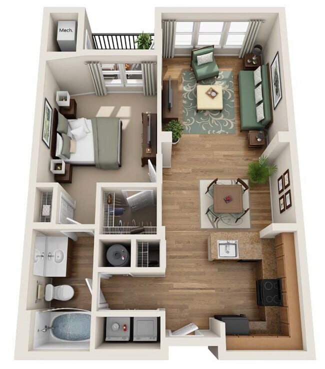 Floorplan - Summerfield At Morgan Metro Apartments