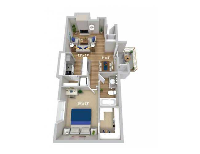 1x1BR - Ascent at Walnut Creek