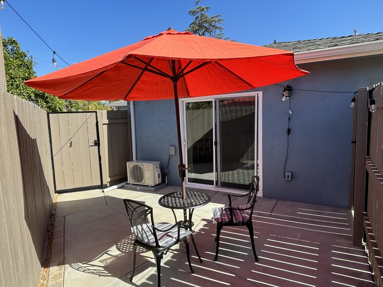 Gated pation for use by tenant - 6421 Gary Ct