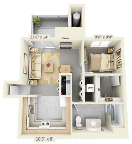 Floorplan - Autumn Oaks Apartments