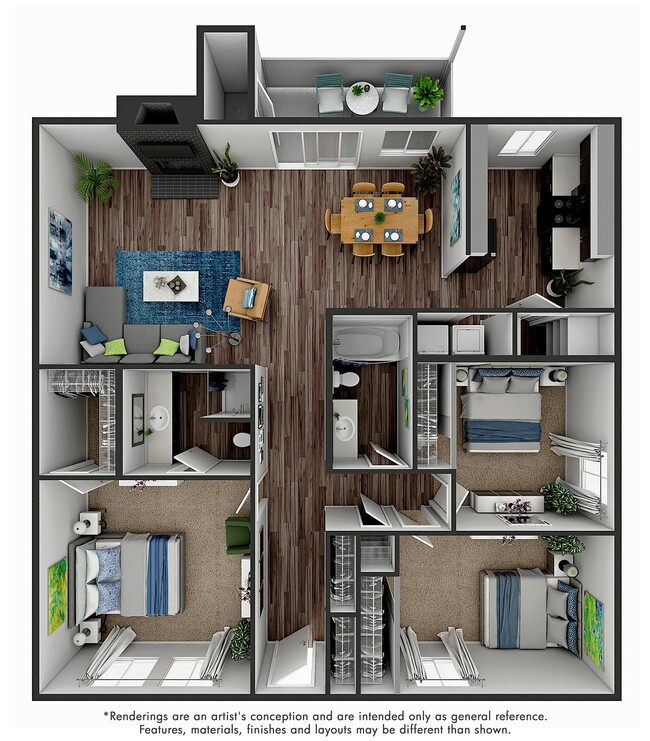 Floorplan - 2900 Lux Apartment Homes