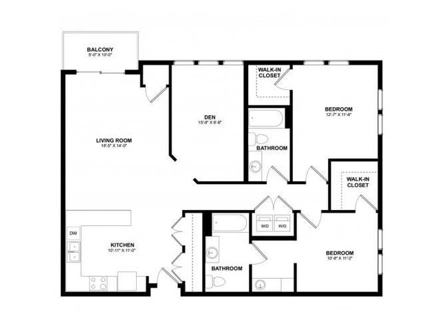 Floorplan - The Covington Apartment Homes