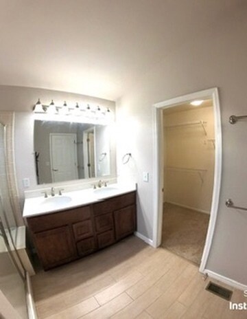 Master bath showing WI closet - 4079 S. Shawnee St.