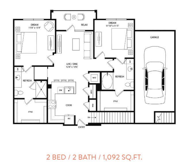 Floorplan - Tessa at Katy