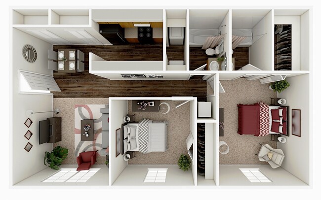 Floorplan - Cumberland Manor Apartments