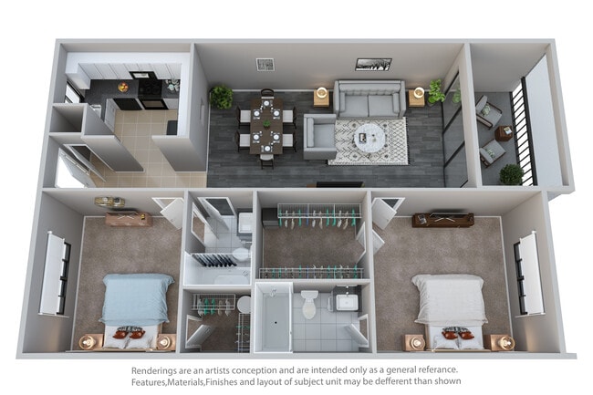 Floorplan - Lilac Village Boca Raton Apartments