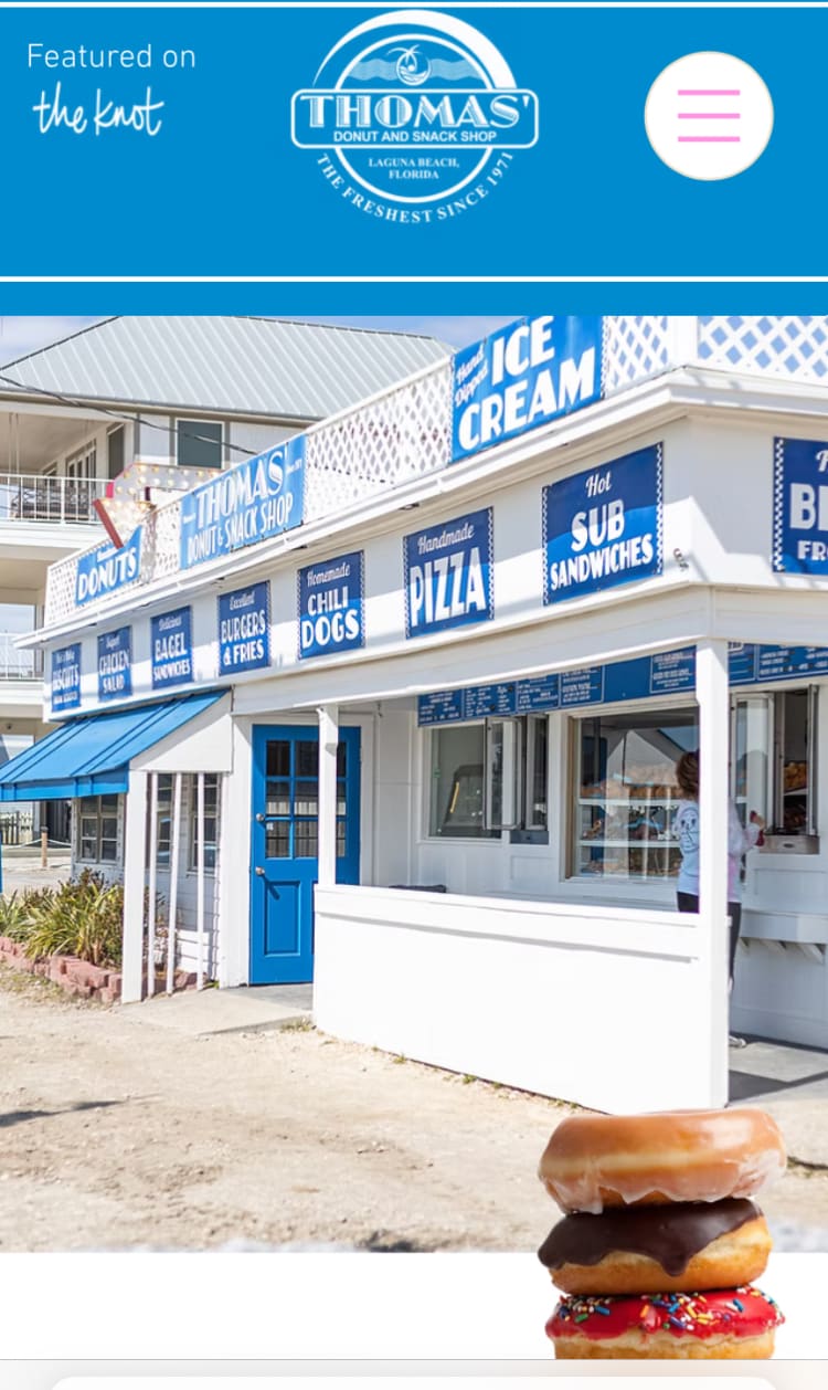 Nearby Thomas’ Donut and Snack Shop - 118 E Lakeshore Dr