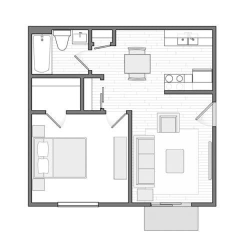 Floorplan - Hyde Park Flats