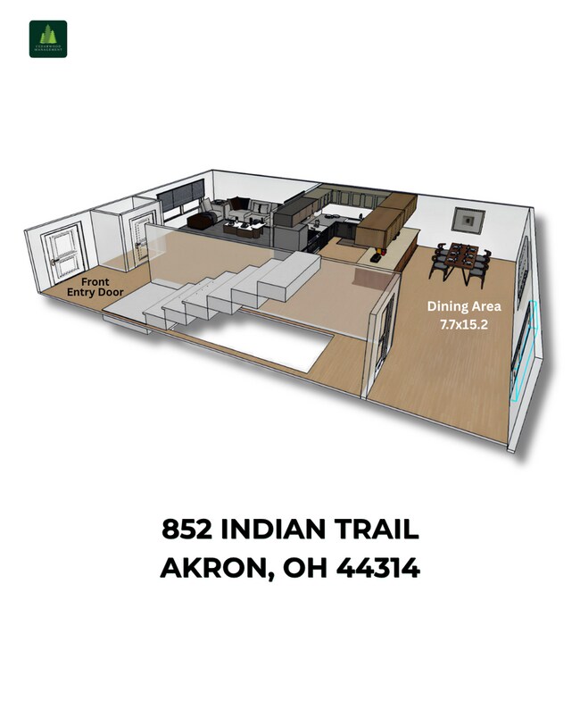 Building Photo - Affordable 2 Bedroom 1 Bathroom located in Indian Trail of Akron!