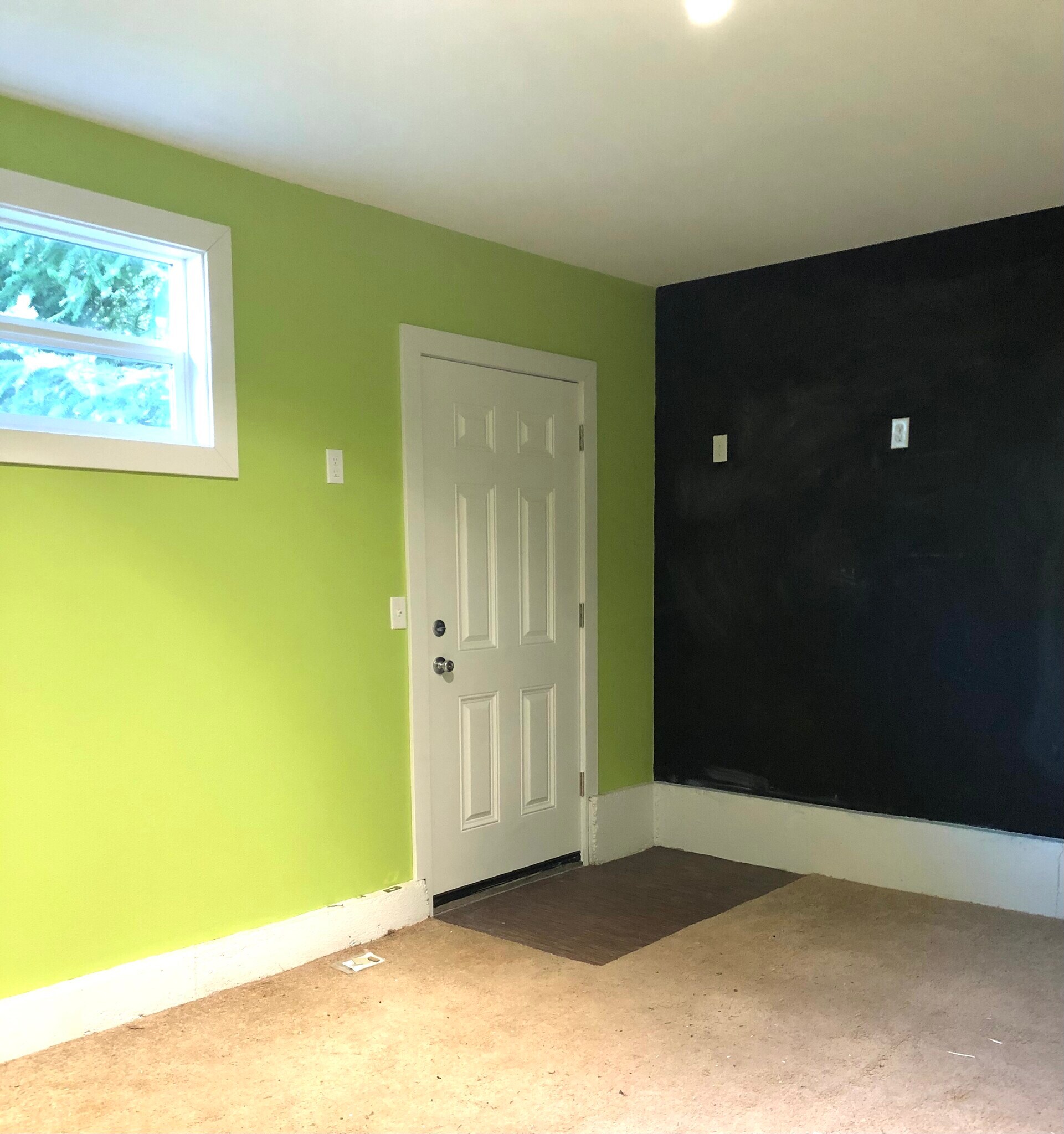 One of two finished rooms in the back of the garage- each room is approximately 10 x 16 - 5336 SE 44th Ave
