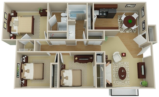 Floorplan - Arvada Village Apartment Homes