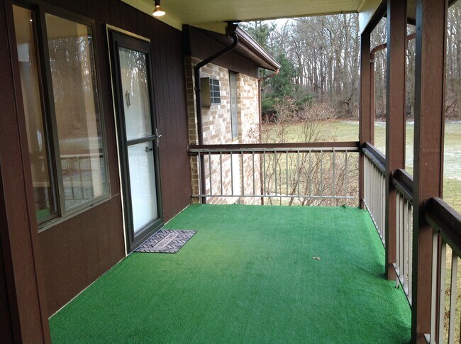 Balcony area in front of unit - 103 Amberly Dr