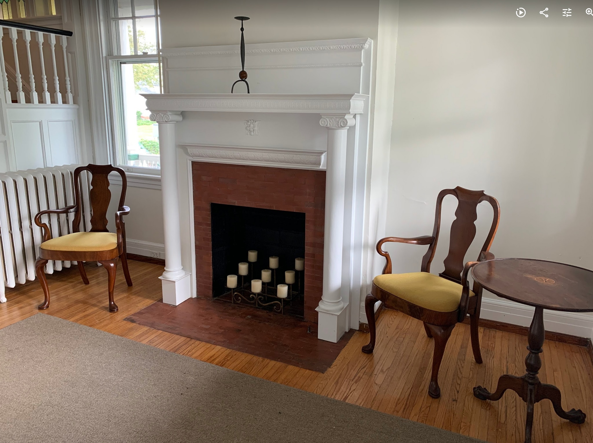 Common Foyer Fireplace - 2110 Rivermont Ave