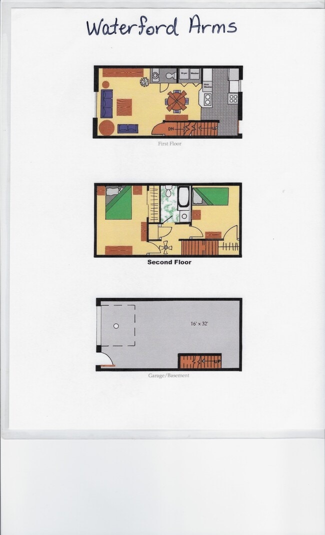 2 bedroom with a garage or basement - Waterford Arms