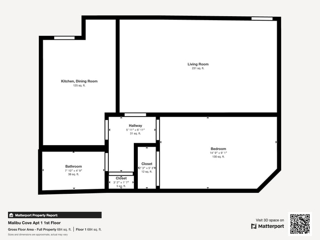 Floorplan - Malibu Cove Apartments