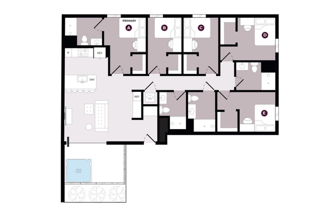 5x4 Mansion C - Hub LA Figueroa