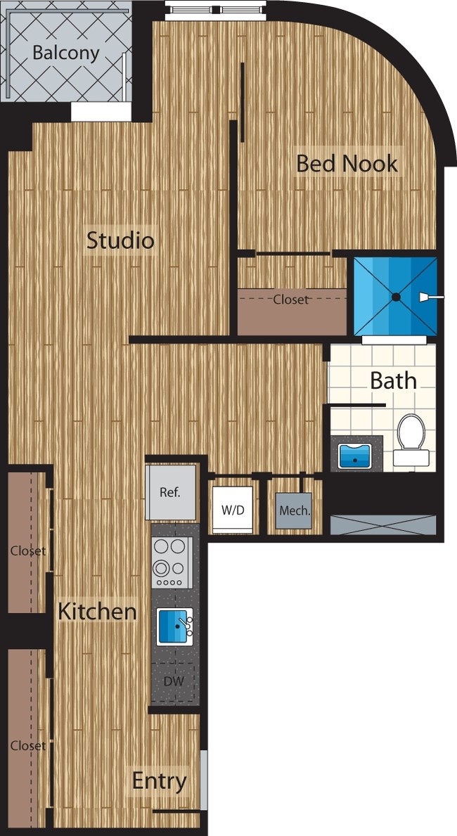 Floorplan - 425 Mass