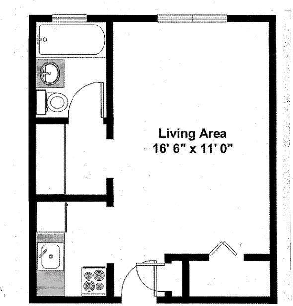 Floorplan - 4606 N. Hermitage