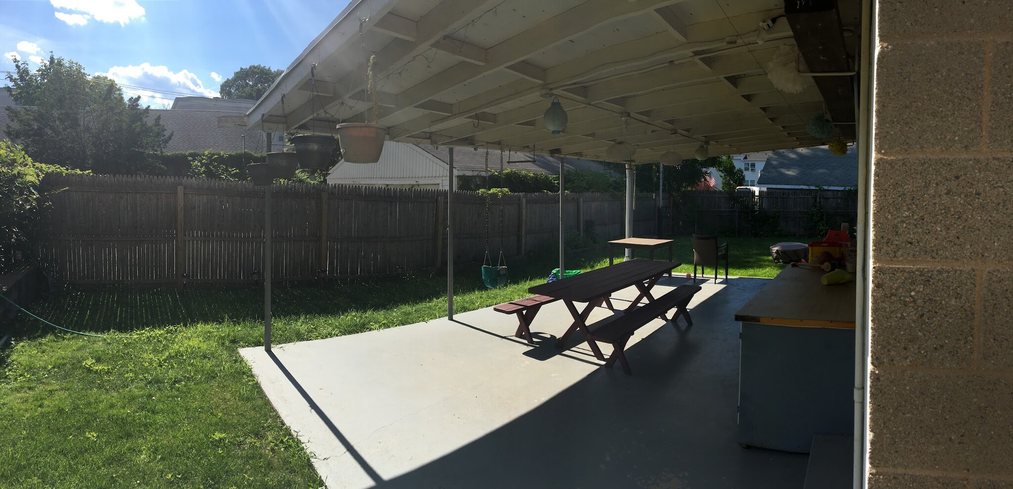Back Patio - 15 Old Field Point Rd