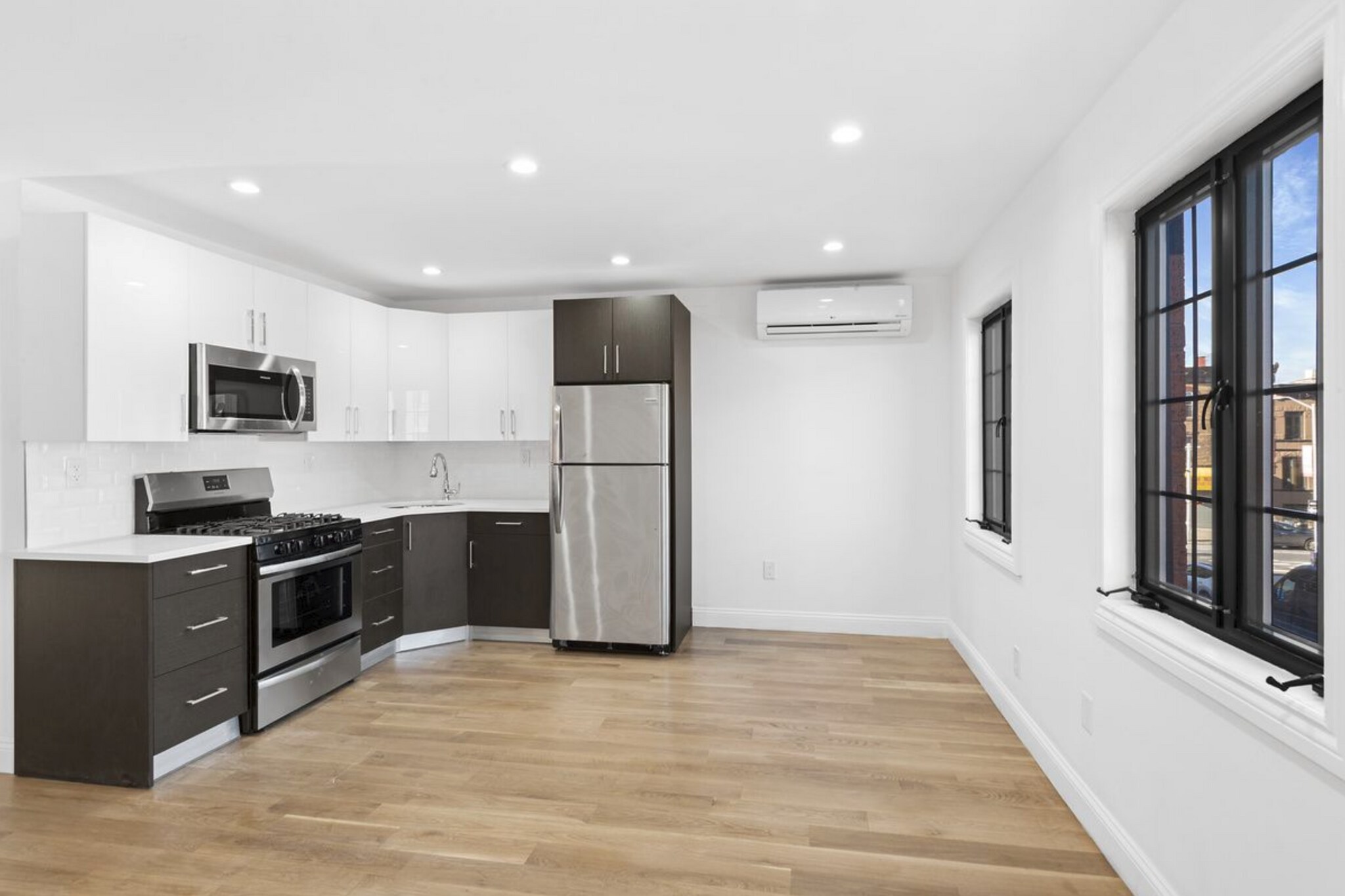 Kitchen and living room - 602 Lexington Ave