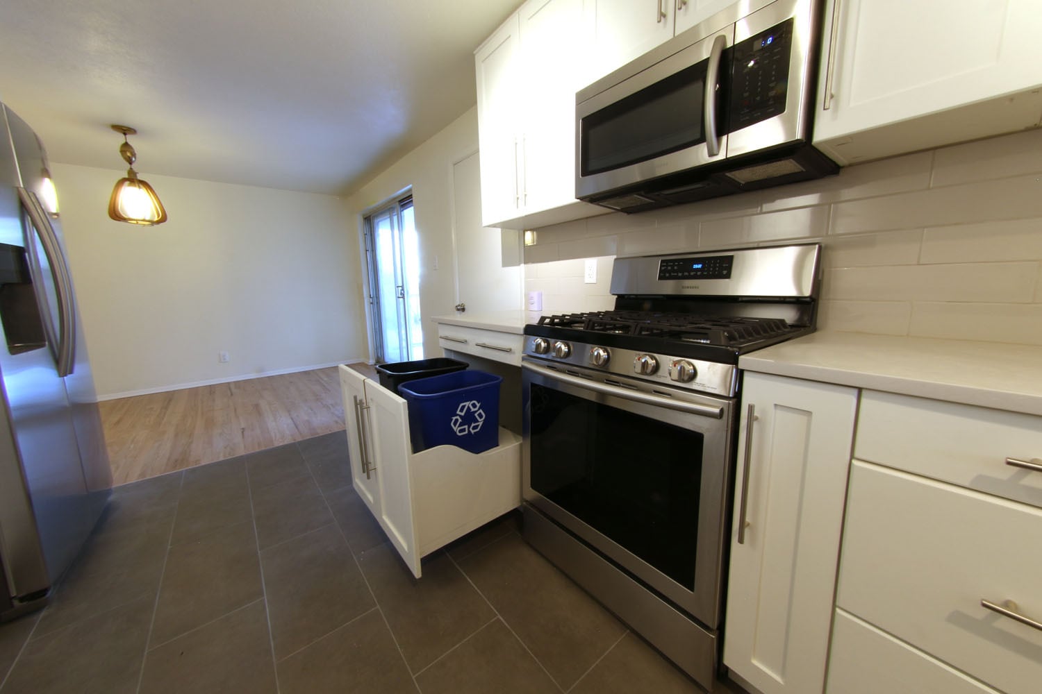 Recycle and trash storage - 3249 Salem St