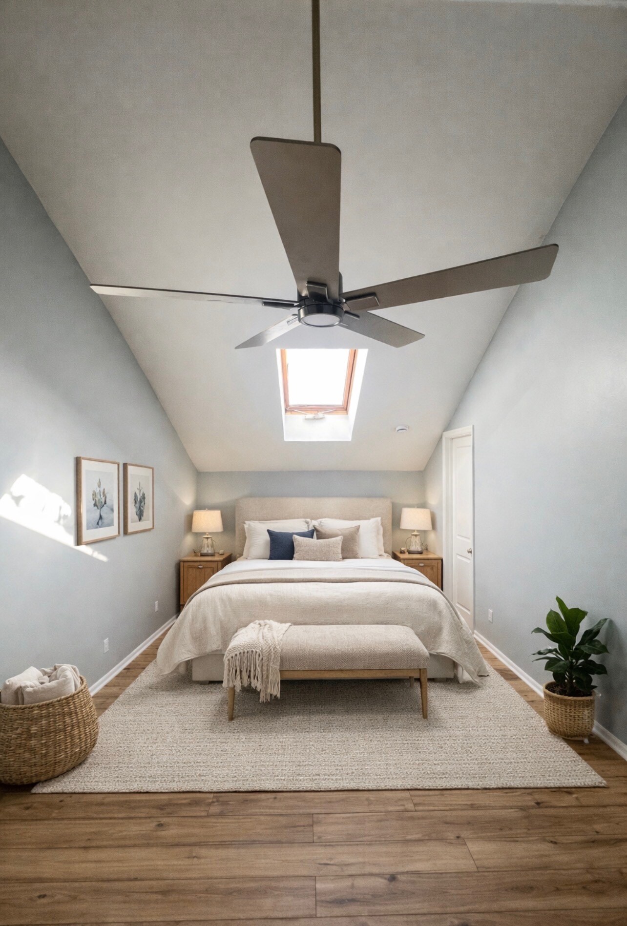 Loft Bedroom Virtually Staged - 7 Arapahoe Dr