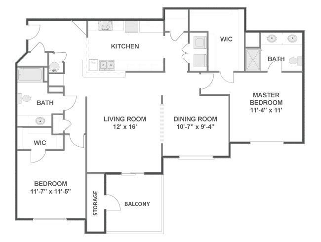 Ascend St Charles - C5 - 2 Beds - 2 Baths - 1145 Sq. ft. - Ascend St Charles