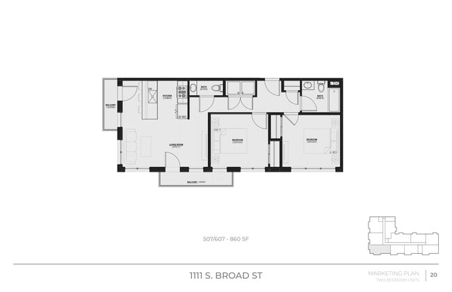 Floorplan - Copper Boulevard Apartments