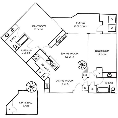 Floorplan - 3400 Avenue of the Arts