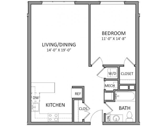 Floorplan - Flats at 131