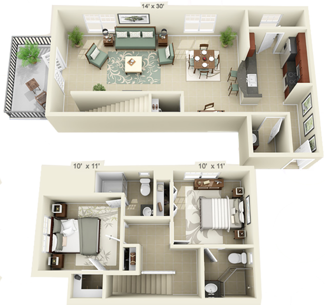 Floorplan - Upper Westside Apartments