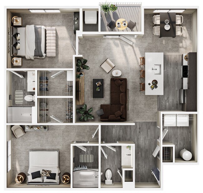 Floorplan - Altair Luxury Apartments