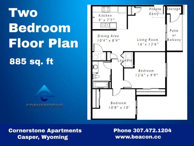 Floorplan - Cornerstone Casper Apartments