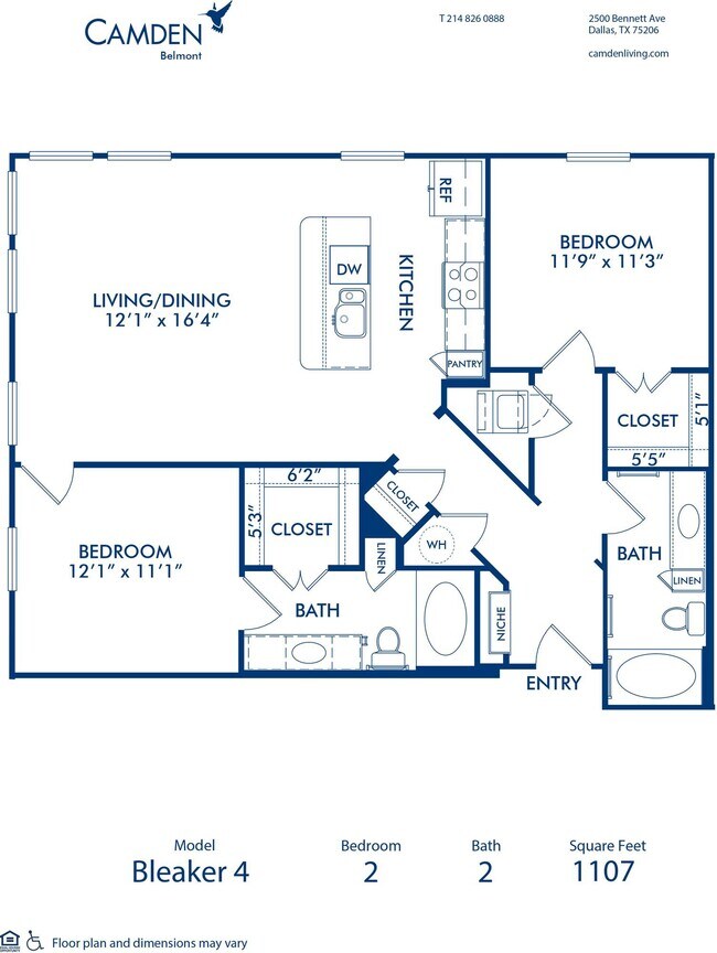 Floorplan - Camden Belmont