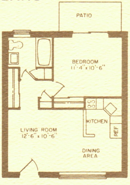 1BR/1BA - Greenock Manor