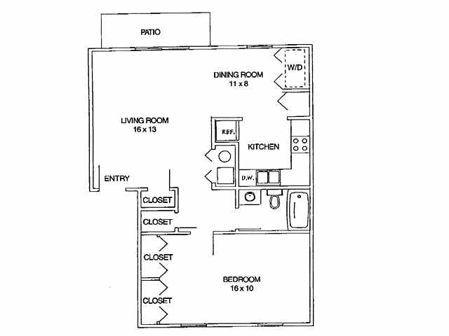 Floorplan - Reflections Apartments