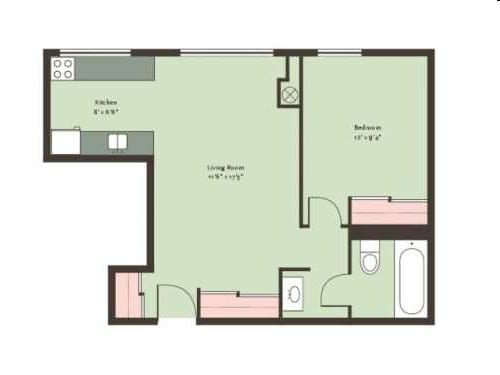 1BR/1BA - The Blackwood