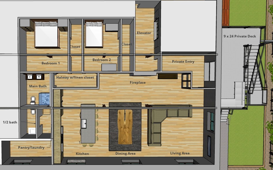 Floor Plan - 319 SW 5th St