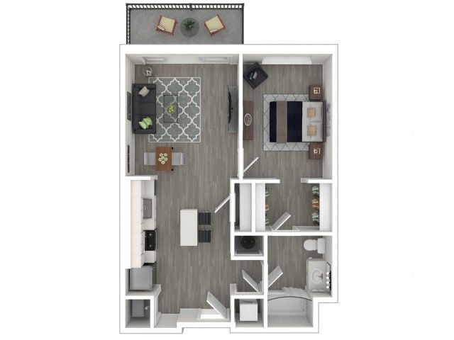 1 Bed / 1 Bath - 1647 N. Milwaukee