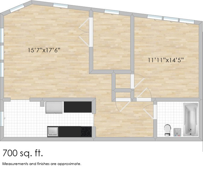 Floorplan - 804 Harrison St.