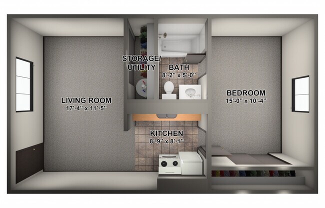 market 1 br - Ellet Complex