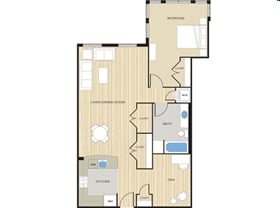1BR/1BA - Cortland Alexandria